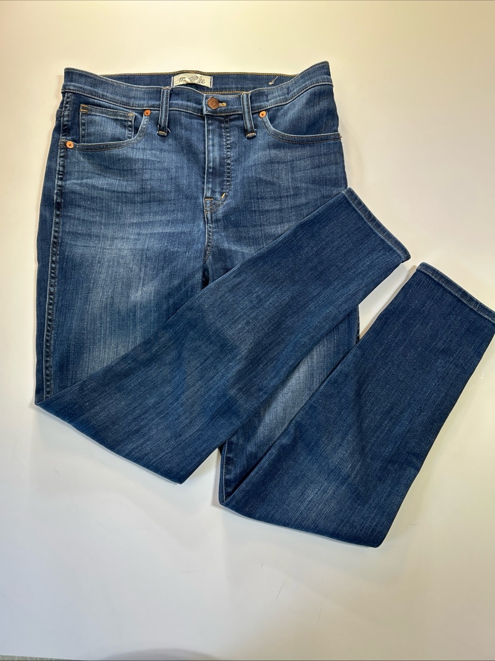 Madewell Womens 10'' High Rise Skinny Denim Jeans Size 29(30) Blue 5 Pockets